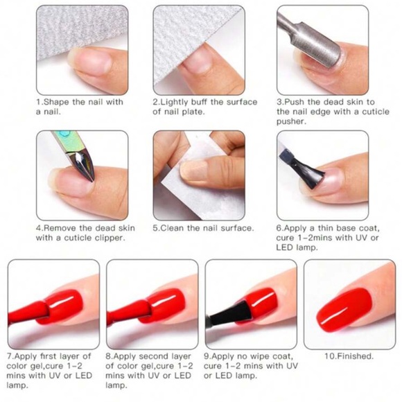 Baby Pink Gel Glitter Nail Polish - Picture 2 of 2